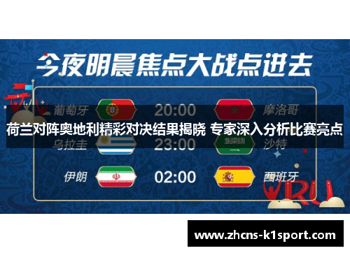 荷兰对阵奥地利精彩对决结果揭晓 专家深入分析比赛亮点 荷兰对阵奥地利精彩对决结果揭晓 专家深入分析比赛亮点